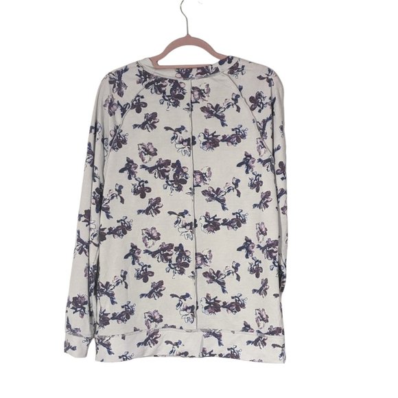 NEW Caslon Lena Purple Floral Pullover Top Size M - Picture 4 of 8